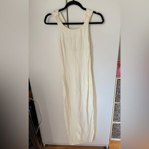 Chic Cream Midi Dress